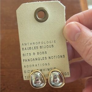Anthropologie Gold & Silver Earrings